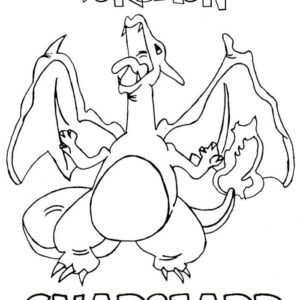 Charizard coloring pages printable for free download