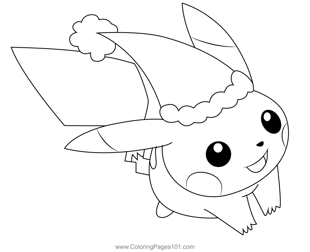 Happy christmas coloring page for kids