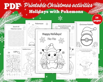 Pokemon coloring and activity book