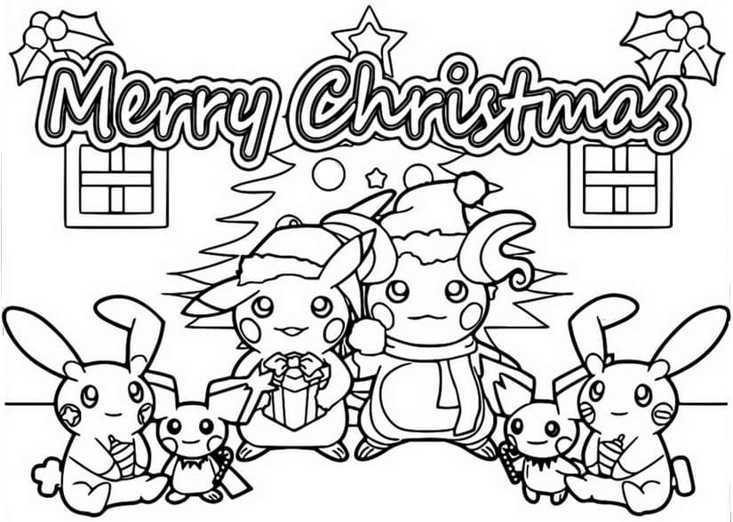 Pokemon christmas boyama sayfalarä pokemon coloring pages christmas colors christmas pokemon