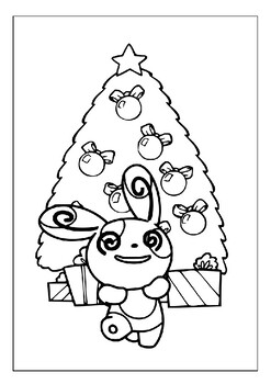 Unwrap the magic of christmas with printable pokãmon coloring pages collection