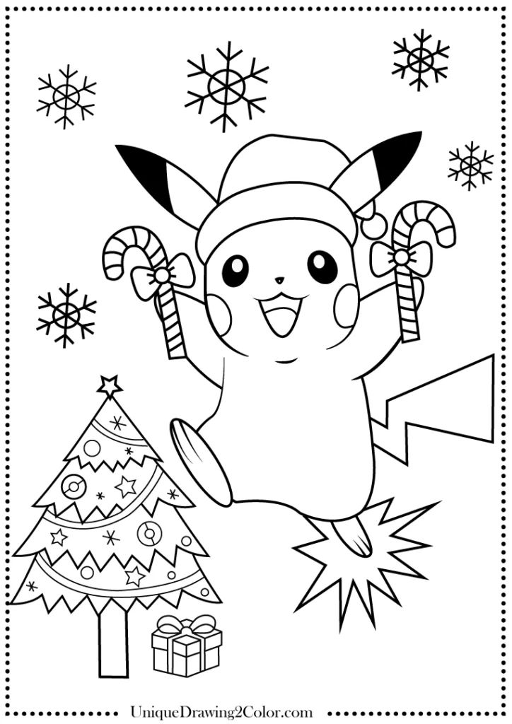 Pikachu coloring pages free printable pikachu coloring page christmas coloring printables free free christmas coloring pages