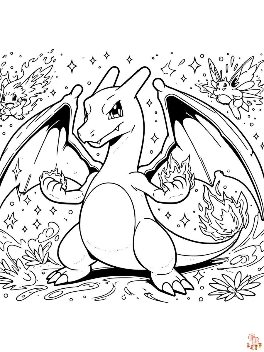 Pokemon coloring pages free printable sheets at