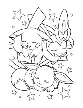 Pokemon coloring pages with beautiful pattern by ayla neifer