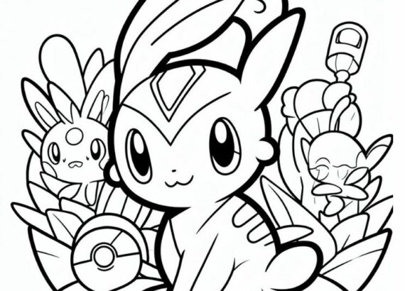 Pokemon coloring sheets