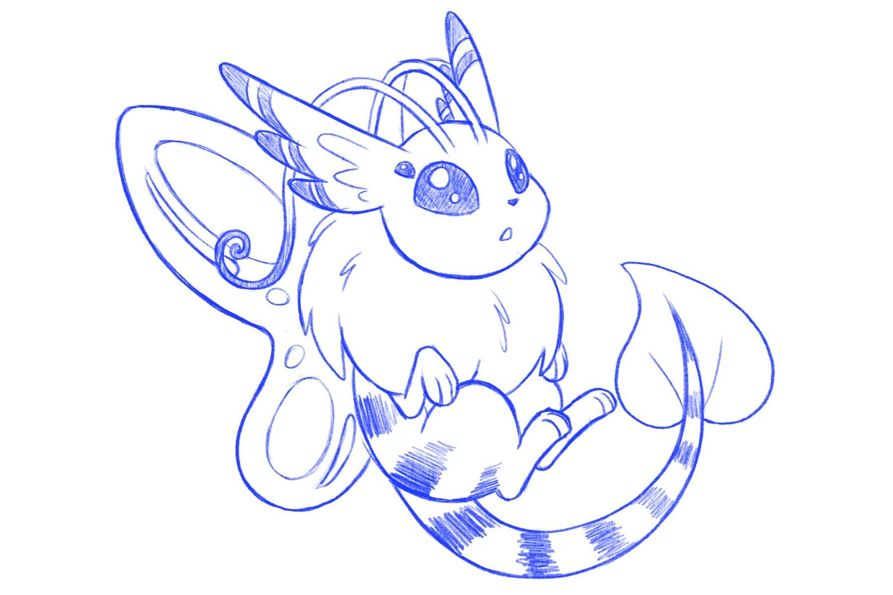 Caitlin fogarty on x i took a whole hour of me time last nightsuch blasphemy and cleaned up some fake eeveelution sketches thatll be used for a sticker sheet ing august these