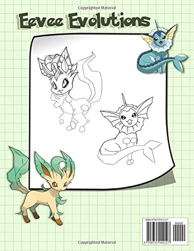 How to draw eevee evolutions drawing characters and coloring with eevee evolutions unofficial high quality jou ishiwata books