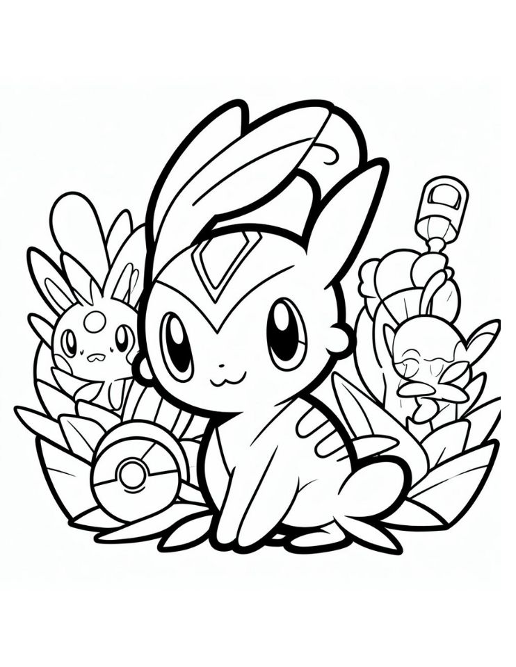 Pokemon coloring sheets