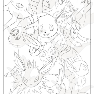 Jolteon printable