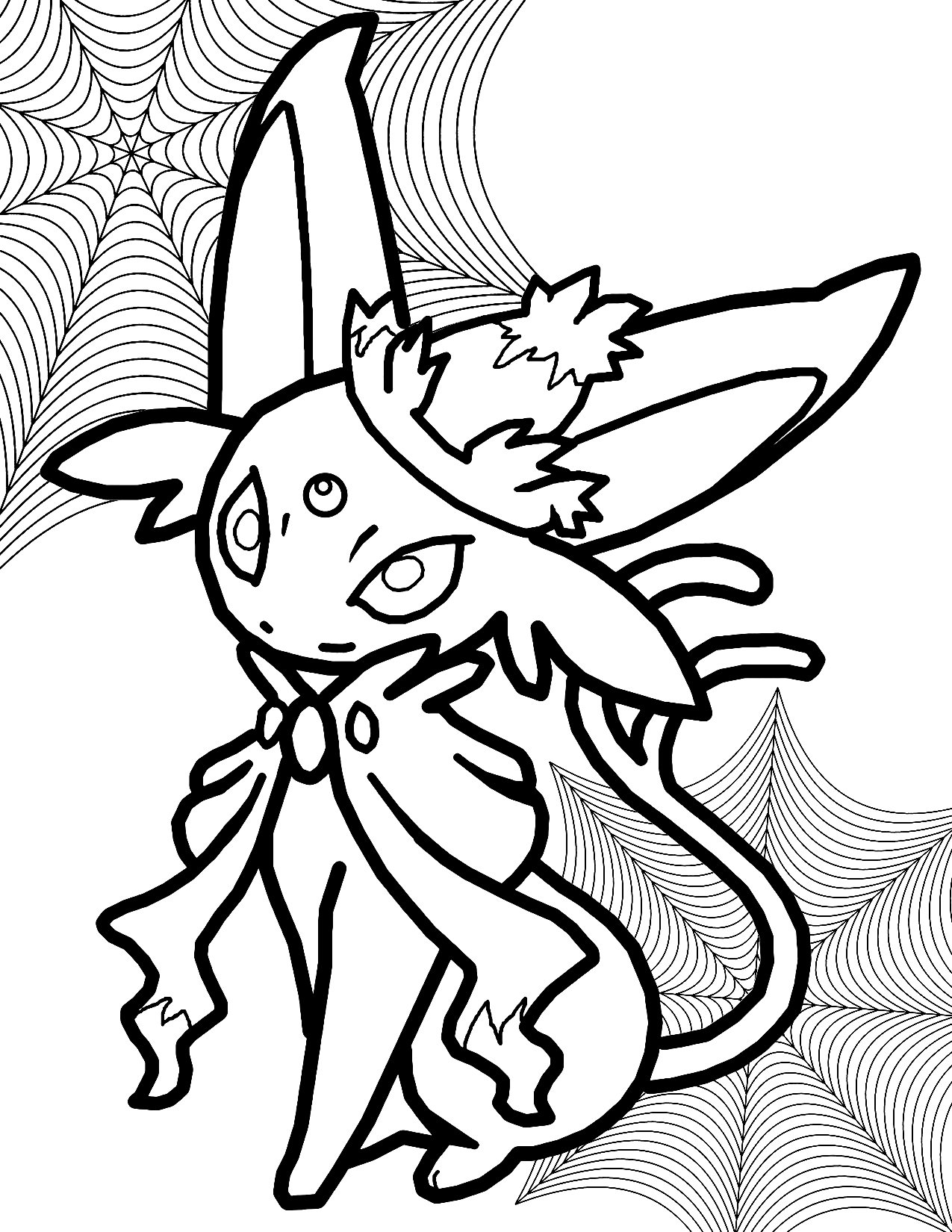 Pokemon halloween coloring pages printable for free download