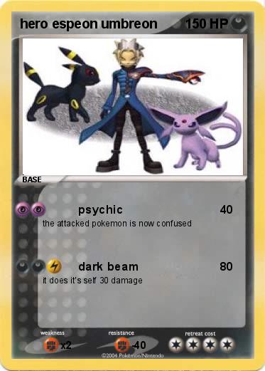 Pokemon hero espeon umbreon