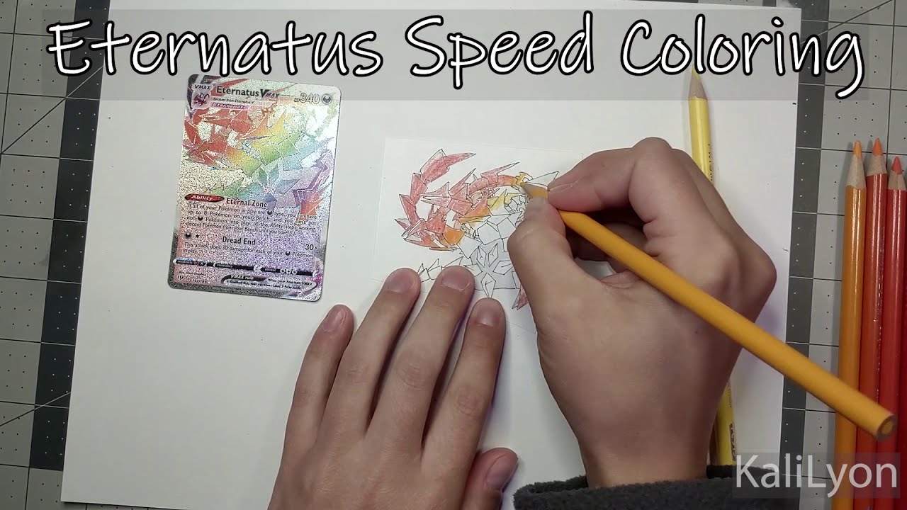 Speed color pokãon eternatus vax rainbow rare