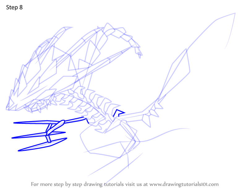 How to draw eternatus from pokemon pokemon step by step