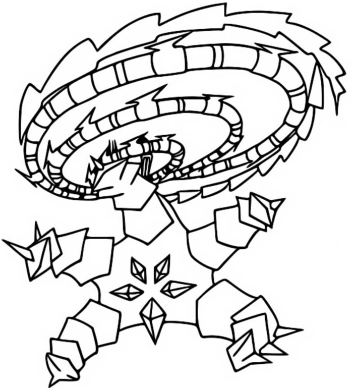 Coloring page pokãmon evolutions eternamax eternatus