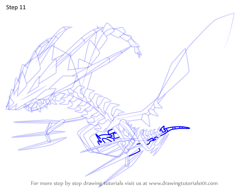 How to draw eternatus from pokemon pokemon step by step