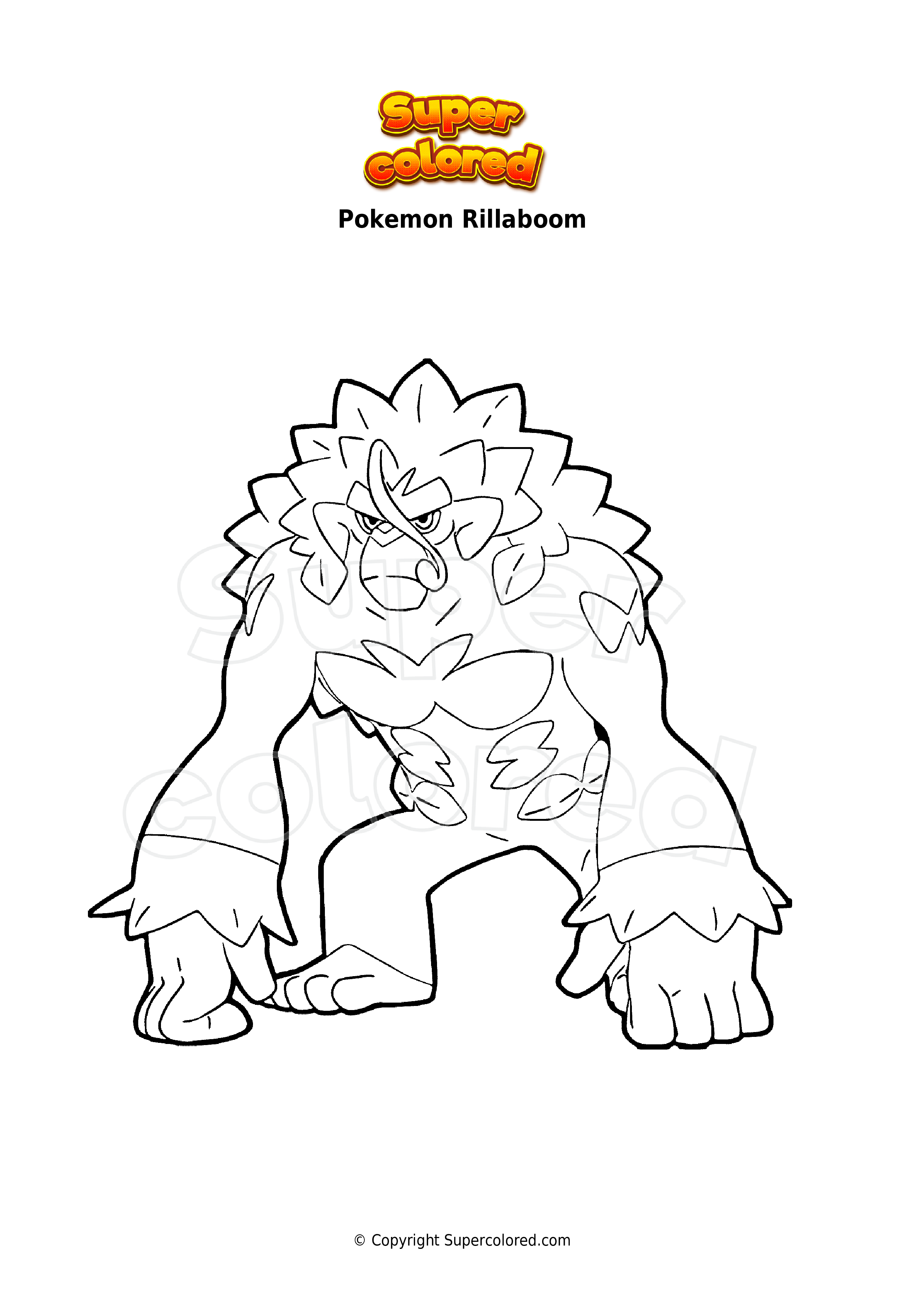 Coloring page pokemon eternatus