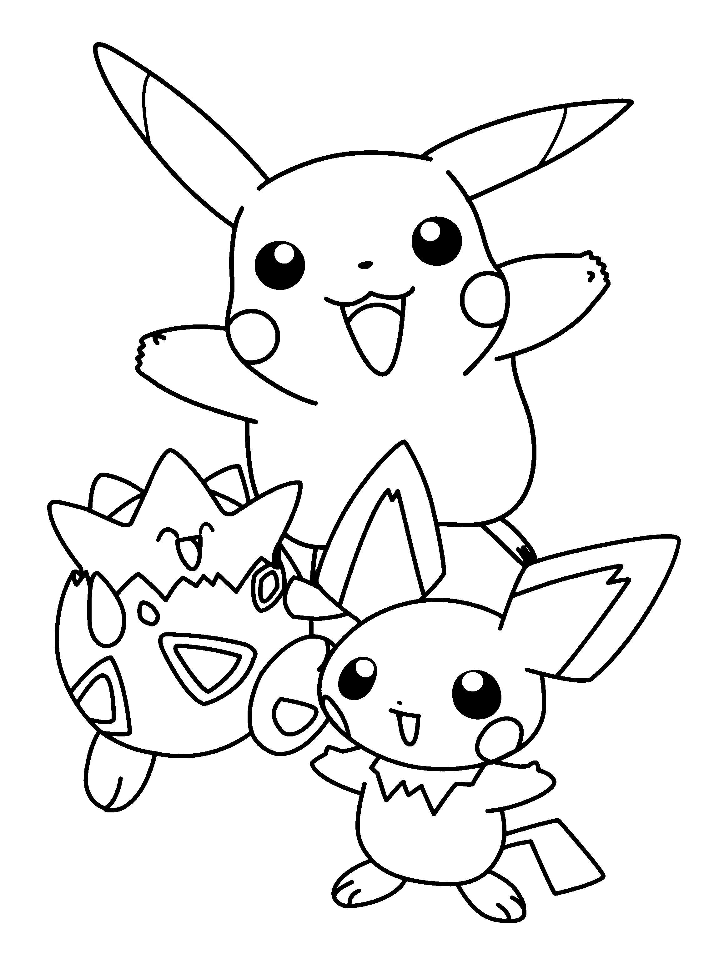 Pokemon free to color for kids