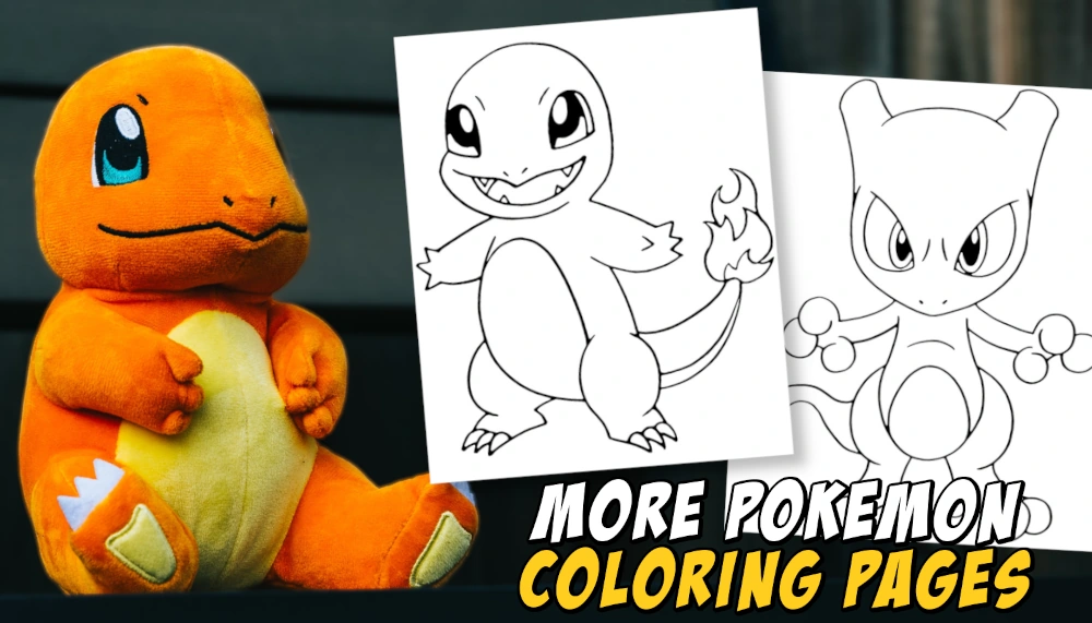 More pokemon coloring sheets released