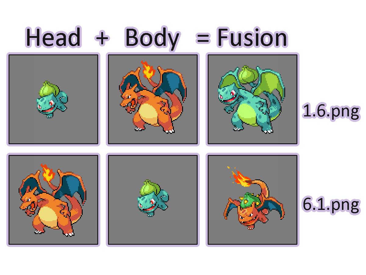 Custom sprites pokãmon infinite fusion wiki