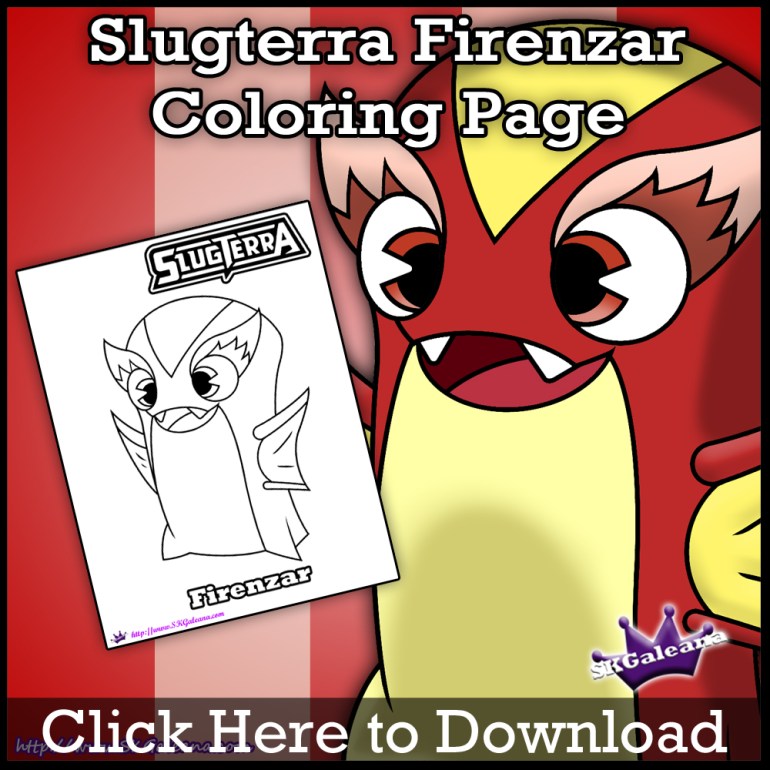 Free firenzar coloring page from slug it out â