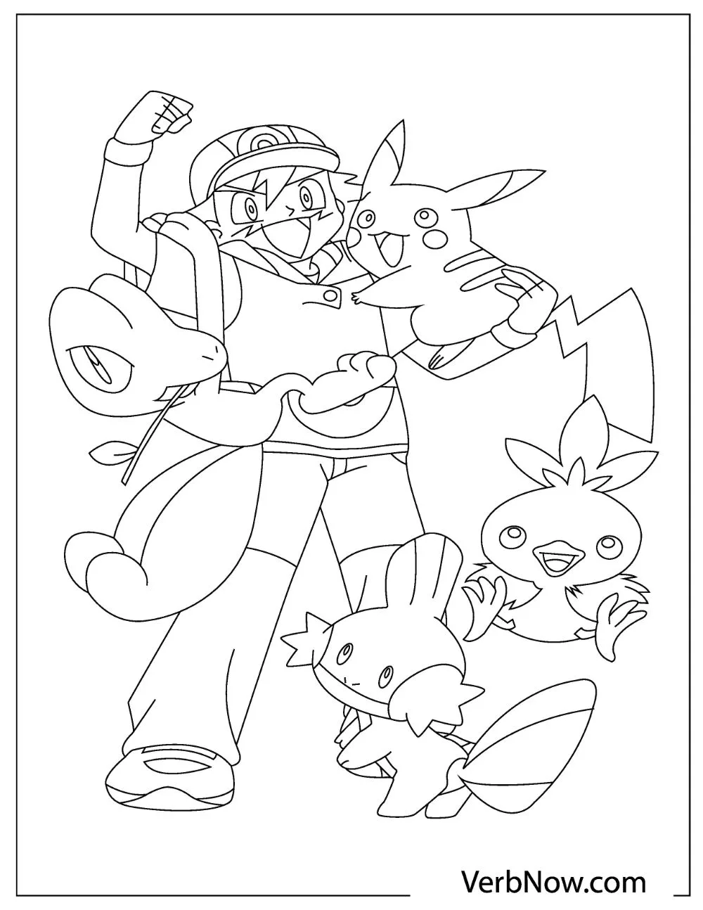 Free pokemon coloring pages for download printable pdf