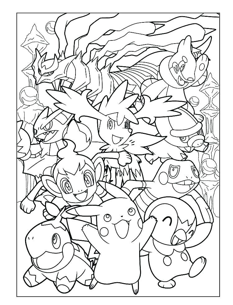 Pokemon go coloring pages