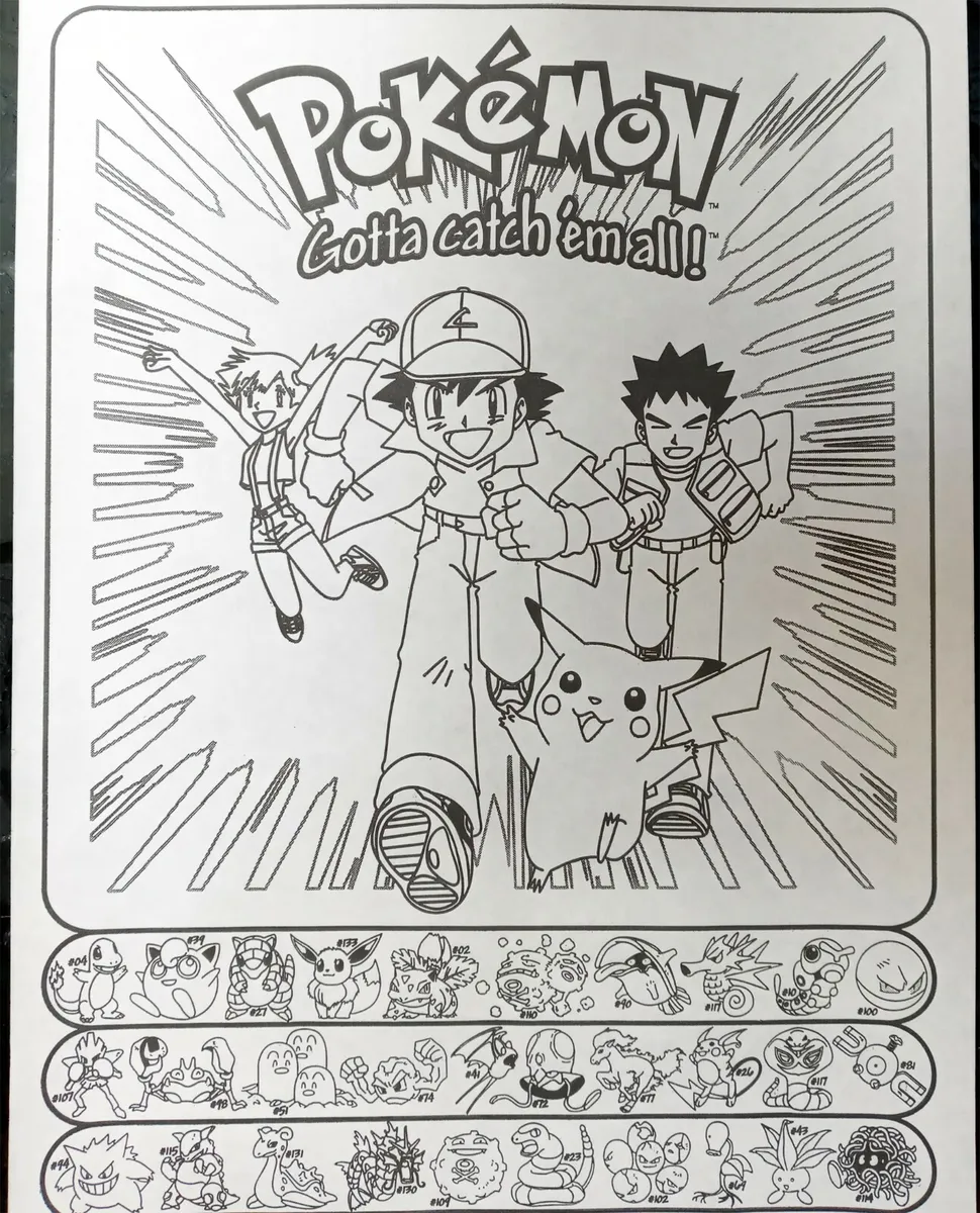 Creatures game freak pokemon coloring sheets nintendo