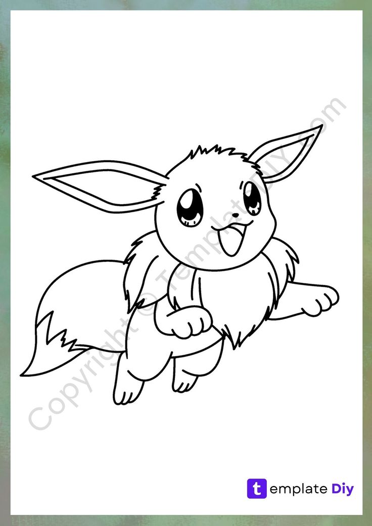 Printable eevee pokemon coloring pages in pdf pikachu coloring page pokemon coloring pages pokemon coloring