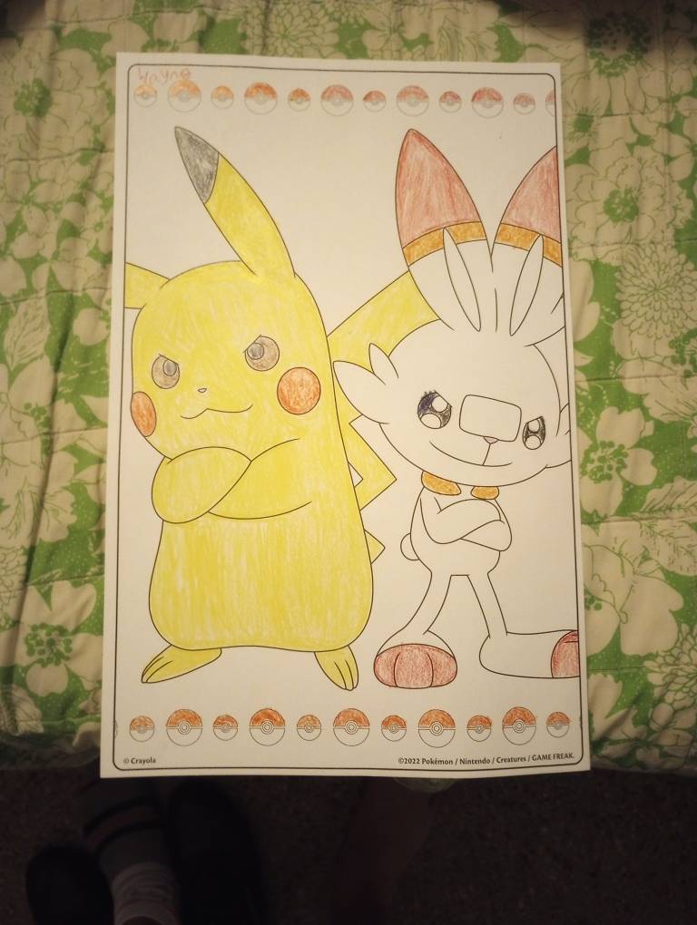 Giant pokemon coloring page from crayola by captainfanart on