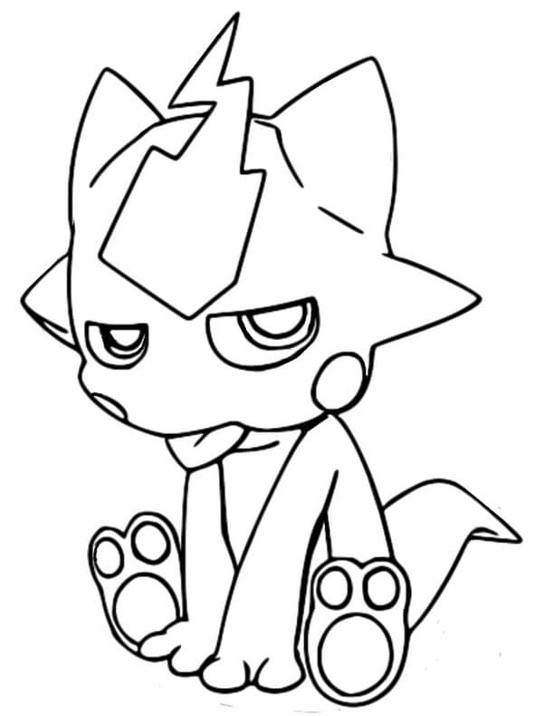 Toxel pokemon coloring page