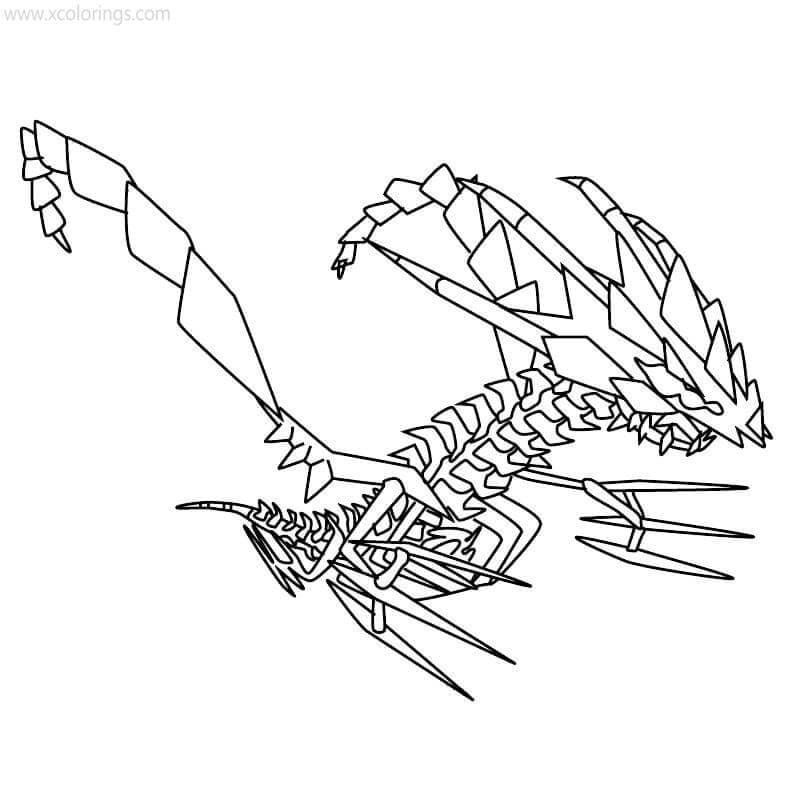 Legendary pokemon coloring pages