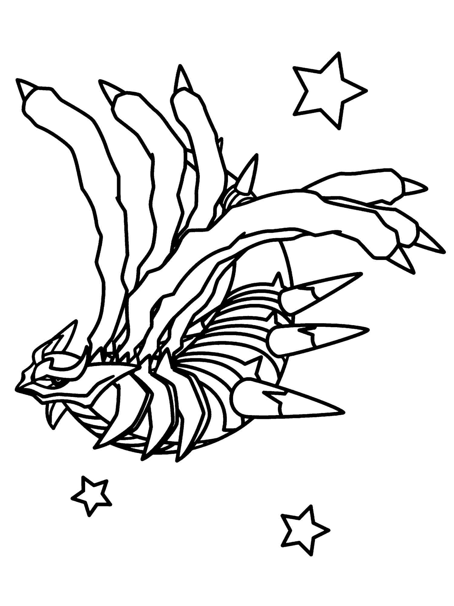 Pokemon giratina coloring pages