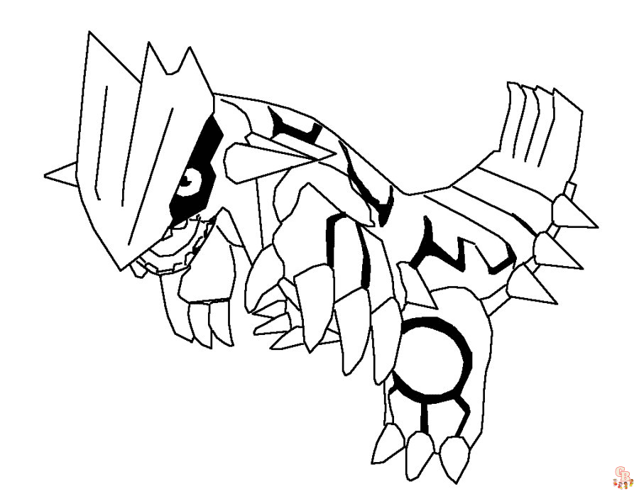 Groudon coloring pages uttrykk kreativiteten din