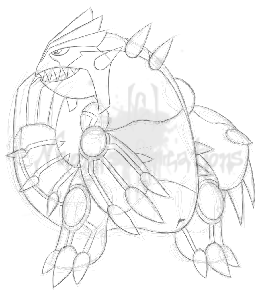 Groudon sketch â