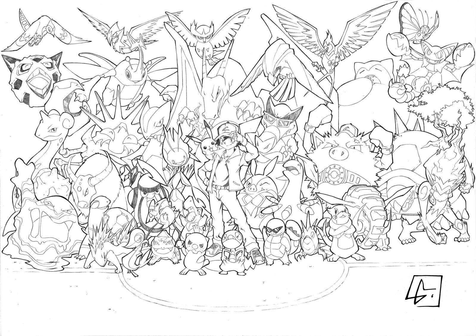 Free pokemon group coloring pages download free pokemon group coloring pages png images free cliparts on clipart library