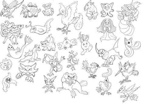 Pokemon group louring pages