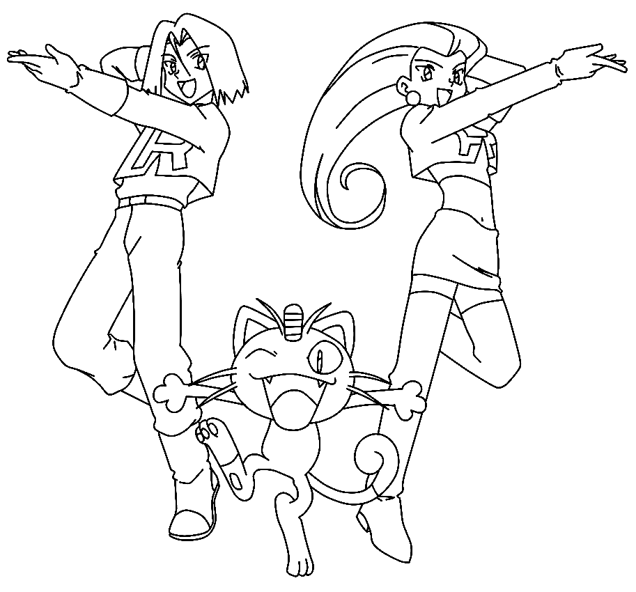 Team rocket coloring pages printable for free download