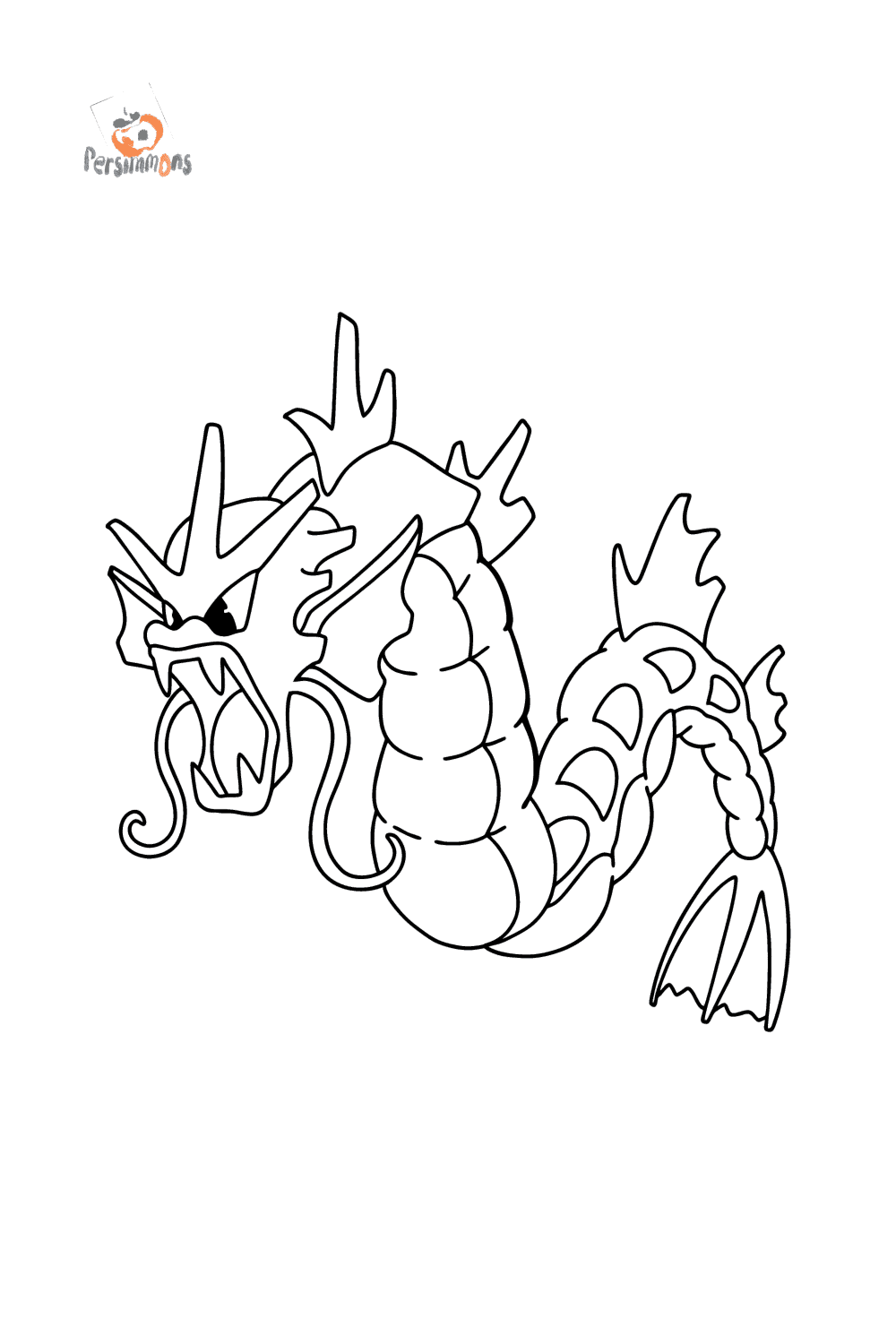 Coloring page pokemon go gyarados â online and print for free