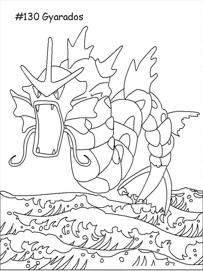 Gyarados malvorlagen