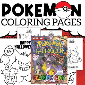 Pokãmon halloween coloring pages