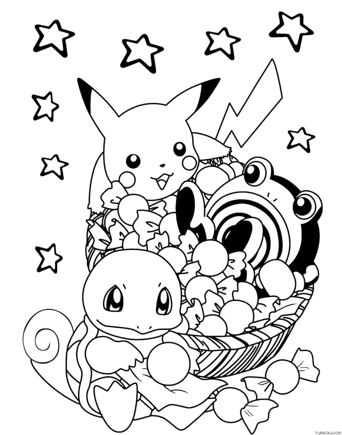 Download pokemon coloring pages for kids