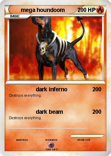 Pokemon mega houndoom