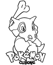 Pokemon coloring page dog