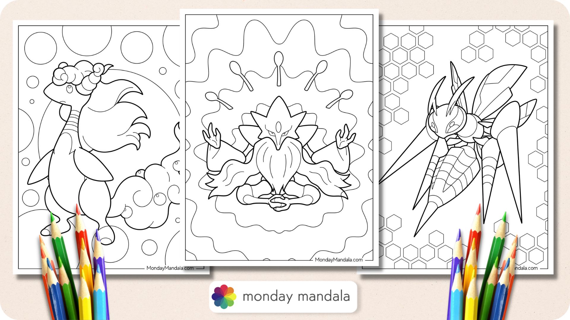 Mega pokemon coloring pages free pdf printables