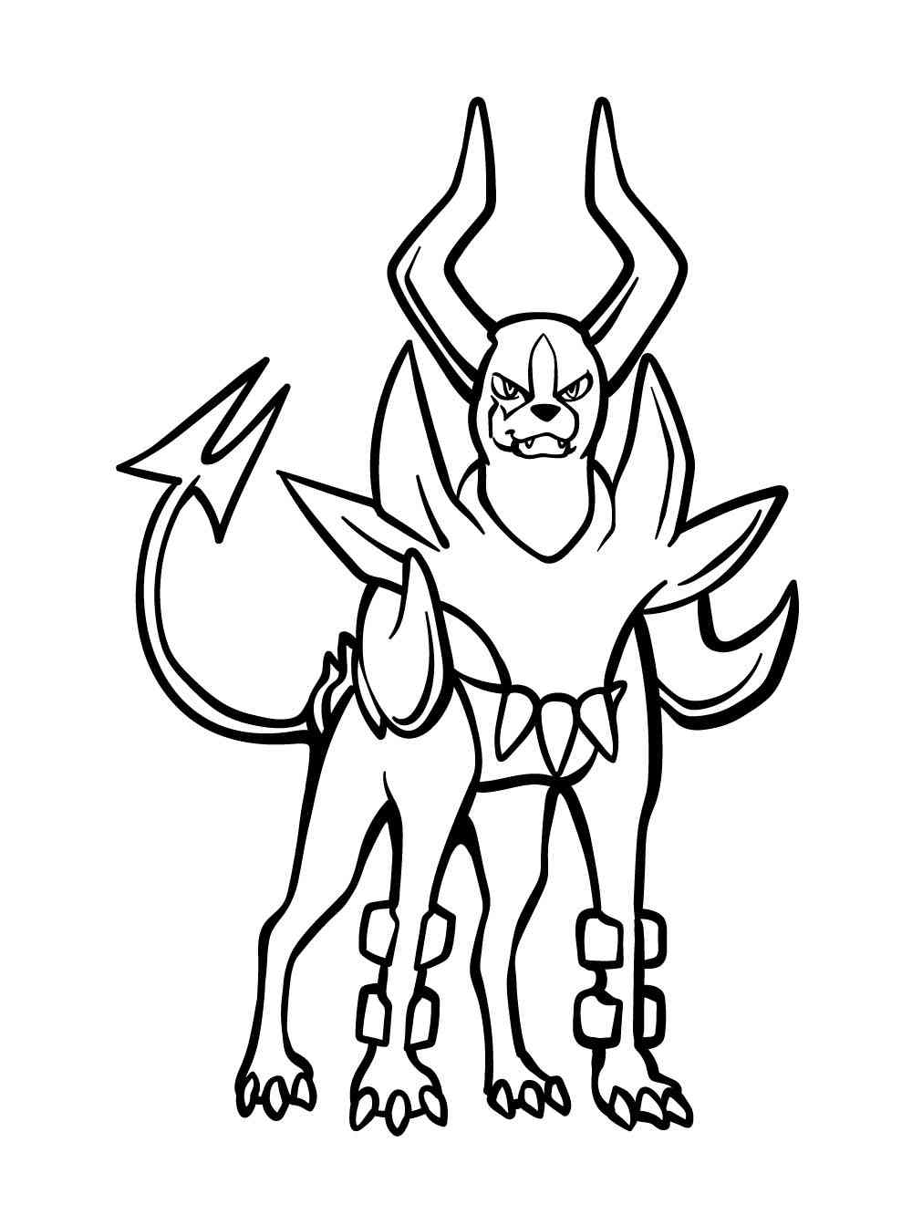 Mega pokemon coloring pages