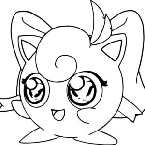 Jigglypuff coloring pages printable for free download