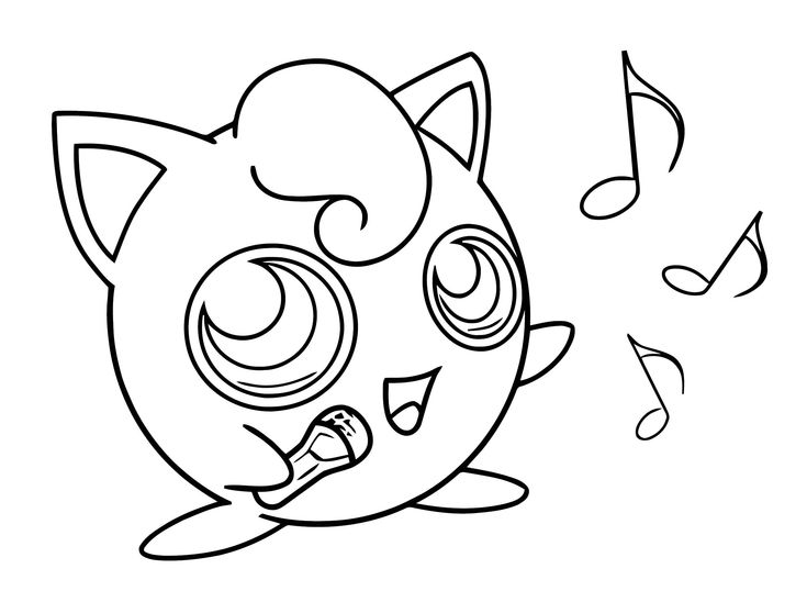 Pokemon jigglypuff singing coloring pages pokemon coloring pages coloring pages jigglypuff