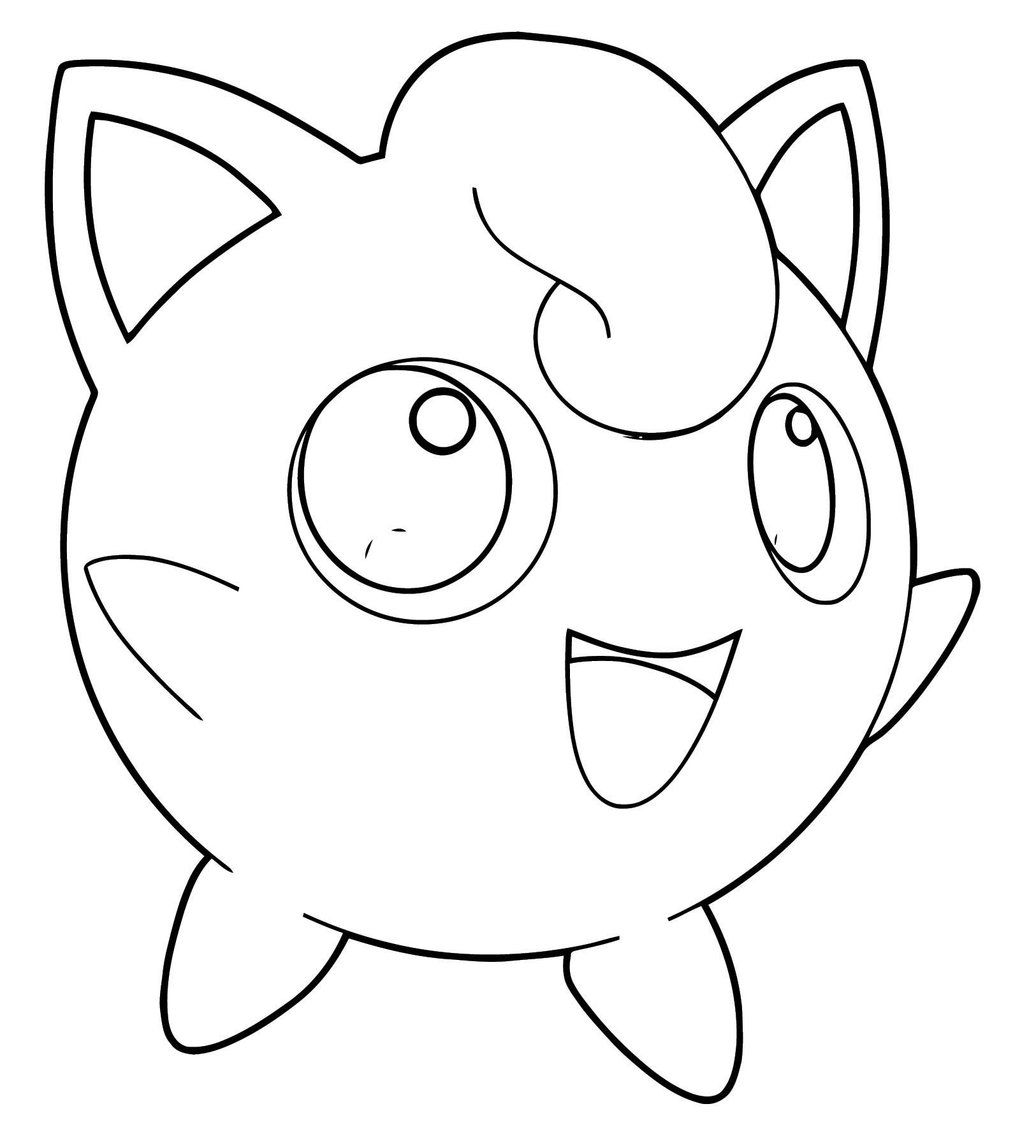 Kawaii pokemon jigglypuff coloring pages pokemon coloring pages cute coloring pages pokemon jigglypuff