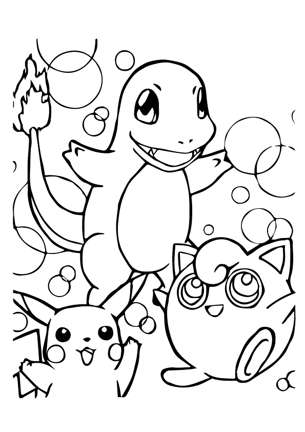 Pokemon coloring pages join your favorite pokemon on an adventure