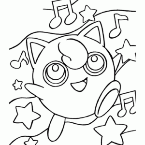 Jigglypuff coloring pages printable for free download